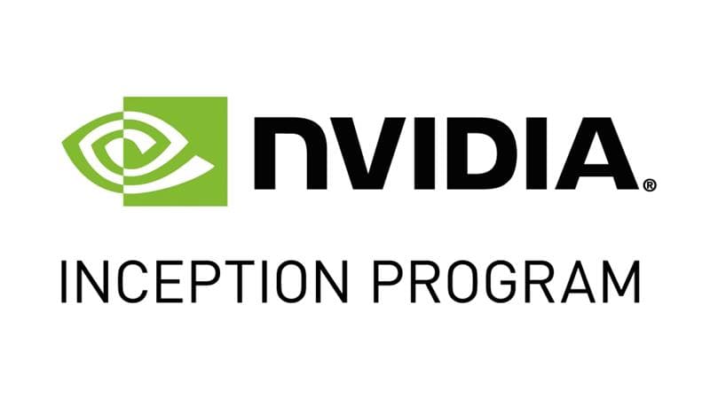NVIDIA Inception Program official logo and announcement banner featuring Innogem.ai as a new member